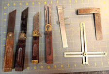 Vintage Tool LOT STANLEY 20 8” (2) Bevel Gauge 3-16-97 12 in 1 Old Square KU picture