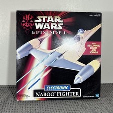 Star Wars Episode 1 Electronic Naboo Fighter 1998 Hasbro No. 84099 picture