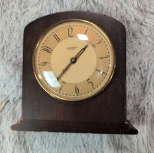 Vintage Hammond Synchronous Clock Wood Top Desk Shelf Table Antique Works picture