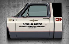 WOW  1980 GMC High Sierra Indy 500 Hauler Pace Pick up Truck Sign picture