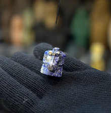 Rare Lapis Lazuli God Thoth Amulet : Authentic Ancient Egyptian Artifact 235 BC picture