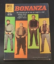 Four Color (1942) #1110 Bonanza 1ST Family TV Photo CVR Little Joe  Hoss   GD+ picture