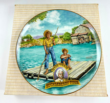 🔥🔥HUCKLE BERRY FINN PLATE AMERICAN CLASSICS MARK TWAIN FIRST EDT #1186🔥🔥 picture