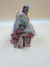 Blue Sky LOVE Cozy Corner Collectible Ceramic Village House by Heather Goldminc picture
