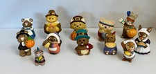 HALLMARK MERRY MINITURES THANKSGIVING HOLIDAY LOT OF 12 picture