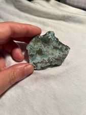 Natural Larimar Freeform Slab 64g Blue Green Dominican Republic Ston picture