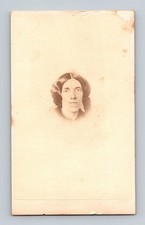 Antique 1865 Boston CDV Albumen Print Woman Portrait by J.J. Hawes picture