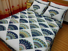 Queen size Machine pieced and quilted quilt #NJ-70 picture