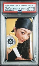 2025 TWICE JIHYO THIS IS FOR World Tour Japan Upgrade Ticket PC PSA 10 Gem Mint picture