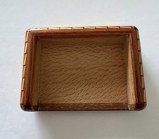 HERMES Wood Post-it Note Tray 6.5×5×2cm limited rare from japan picture