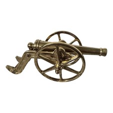 Vintage Solid Brass Cannon 10