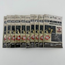 🧟 The Walking Dead Magnetic Metal Cards Series 1 Lot of (10) Packs 🧟 picture