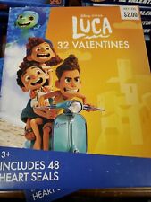 LUCA Disney Pixar 32 Valentines Day Cards  NOS 48 Heart Seals Paper Magic Group picture