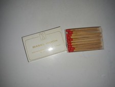 Vintage Basel Hilton Matchbook Noga Hilton Geneve Zurich Unstruck Matches NEW picture