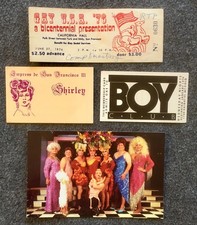 VTG Ephemera Lot San Francisco Gay Interest Boy Club Finocchio’s Empress Drag picture