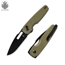 Kizer Dogfish Drop Point Folding Pocket Knife Nitro-V Blade G10 Handle V3640A2 picture
