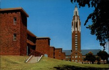 Oklahoma City University Oklahoma tower ~ vintage postcard picture