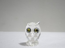 Retired Swarovski Crystal Mini Owl Figurine #010014 picture