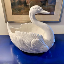 Large Vintage Italian Ceramic Swan by Bellini picture