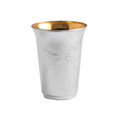 Silver Kiddush Disposable Plastic Wine Cups  For All Parties 300 Cups  5.5 Oz picture