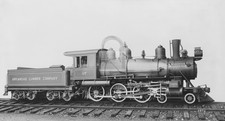 Arkansas Lumber Co. No. 17 4-6-0 Logging Locomotive Baldwin Builders Photo 5 x 7 picture