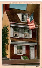 Betsy Ross House Postcard Philadelphia PA Historic Site picture