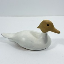New Wood Duck Mallard Decoy Hand Carved & Painted Blank Canvass Lodge Cabin picture