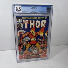 Thor #225 CGC 8.5 - 1974 - 1st App Firelord, Herald of Galactus picture