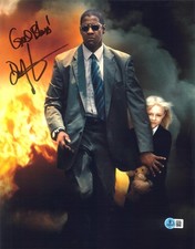 Denzel Washington Signed Autograph Man On Fire 11X14 Photo Beckett BAS picture