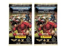 Lot of (2) 2023 Panini Warhammer 40k Dark Galaxy Trading Cards Booster Packs picture