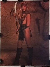 Vintage 1982 Conan The Barbarian Poster Valeria Sandahl Bergman 17x24 Tube picture