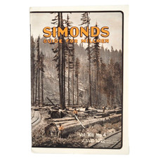 1921 Simonds Manufacturing Ciruclar Saw Knives Catalog Guide Ad Lumber Millmen picture