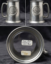 Rare 1988 LLNL Nova Laser Fusion Pewter Tankard - Signed From Dr. John Emmett picture