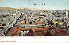 Postcard Peru: Panoramic View, Lima, 1907 UDB picture