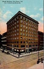 Postcard Sheaf Building Cor Calhoun and Berry Streets in Fort Wayne, Indiana picture