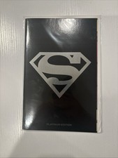 SUPERMAN #1 - Platinum Edition Black Foil Limited Edition Of 1000  picture
