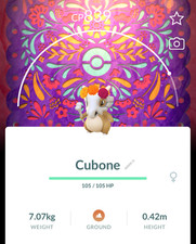 ⚡ Cubone Dia de Muertos Background (Mexico Exclusive) | Pokémon GO Trade 🔄 picture