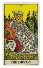 The Empress - 3, Rider Waite Swap Tarot Card, C 1971 U.S. GAMES SYSTEMS, INC. picture