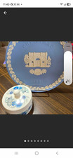 Wedgwood Clementine Bone China Lidded Trinket Box, Blue Floral, China picture