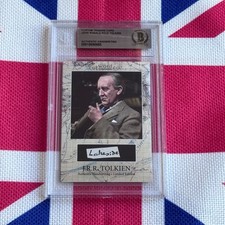 J.R.R. Tolkien LOTR Handwritten Word Cut from Autograph Signed Beckett BAS picture