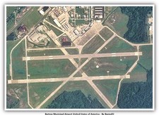 Bartow Municipal Airport United States of America1 Airport Postcard picture