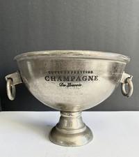 Vintage Cuvée De Prestige Champagne Du Louvois Pedestal Ice Bucket/Bottle Cooler picture