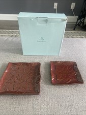 PartyLite Thai Inspiration Pillar Holder Trays Retired NIB P4F/P9167 picture