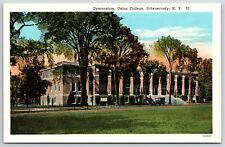 Gymnasium Union College Schenectady New York NY Grounds Trees Postcard picture
