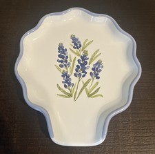 H-E-B Destination Holiday Texas TX BLUEBONNET SPOON REST Wildflower Country NEW picture
