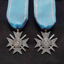 Bulgarian Bravery Medal  Royal Bulgarian 1915 War Cross Bravery silver medal picture