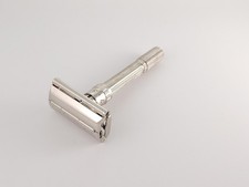 Gillette Slim Adjustable J3 1964 Cleaned Vintage Double Edge Safety Razor picture