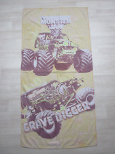 Vintage Gravedigger Monster Truck Beach Towel 27.5