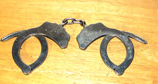 Peerless Handcuffs Vintage Law Enforcement SCCO Santa Clara Co Elmwood NO KEY picture
