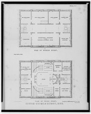 Photo:Detroit Michigan Customs House 1967 Second Third Story Floor Plan picture